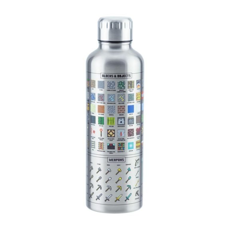 Paladone Minecraft Metal Water Bottle