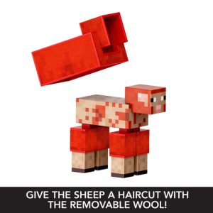Minecraft - Diamond Level Sheep Action Figure & 3 Accessories (JCV22)