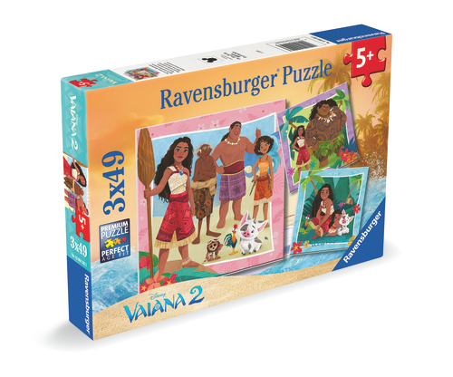 Ravensburger - Disney Vaiana 2 3x49p - (12004102)