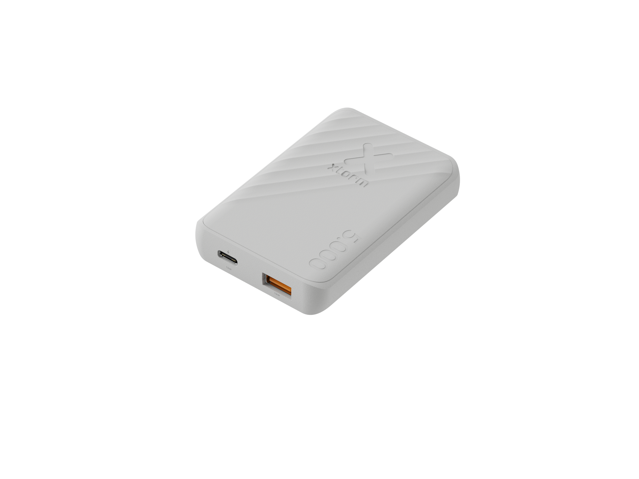 Xtorm - 12W FastCharge Go2 Powerbank 5.000 - Ash White