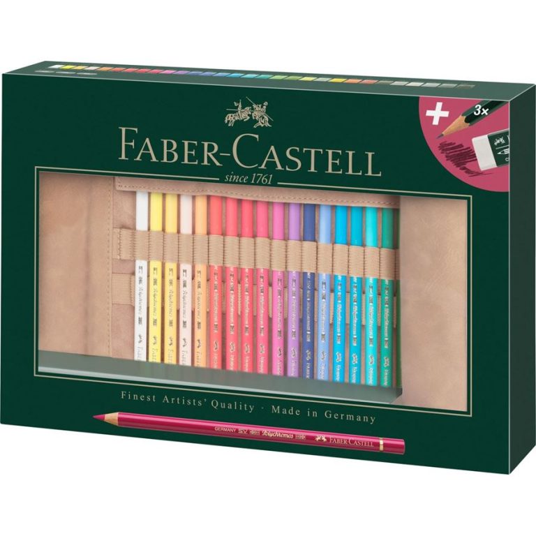 Faber-Castell – Polychromos Colour pencil 30 ct pen. roll (110030)