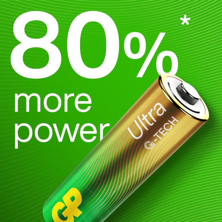 GP – Ultra Alkaline Battery, Size AAA, 24AU/LR03, 1.5V, 24-pack