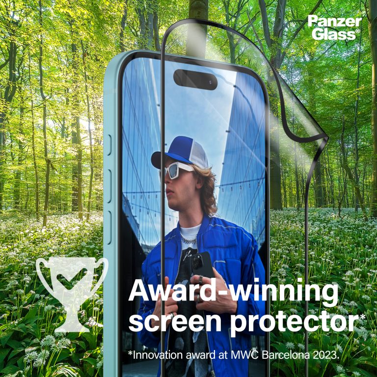 PanzerGlass – Screen Protection MATRIX – iPhone 16 – Ultra Wide Fit
