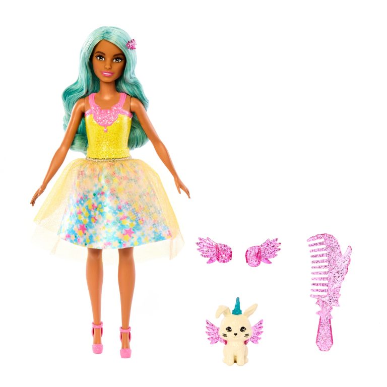 Barbie – Touch of Magic Fairytale Doll Teresa with Bunny (HLC36)