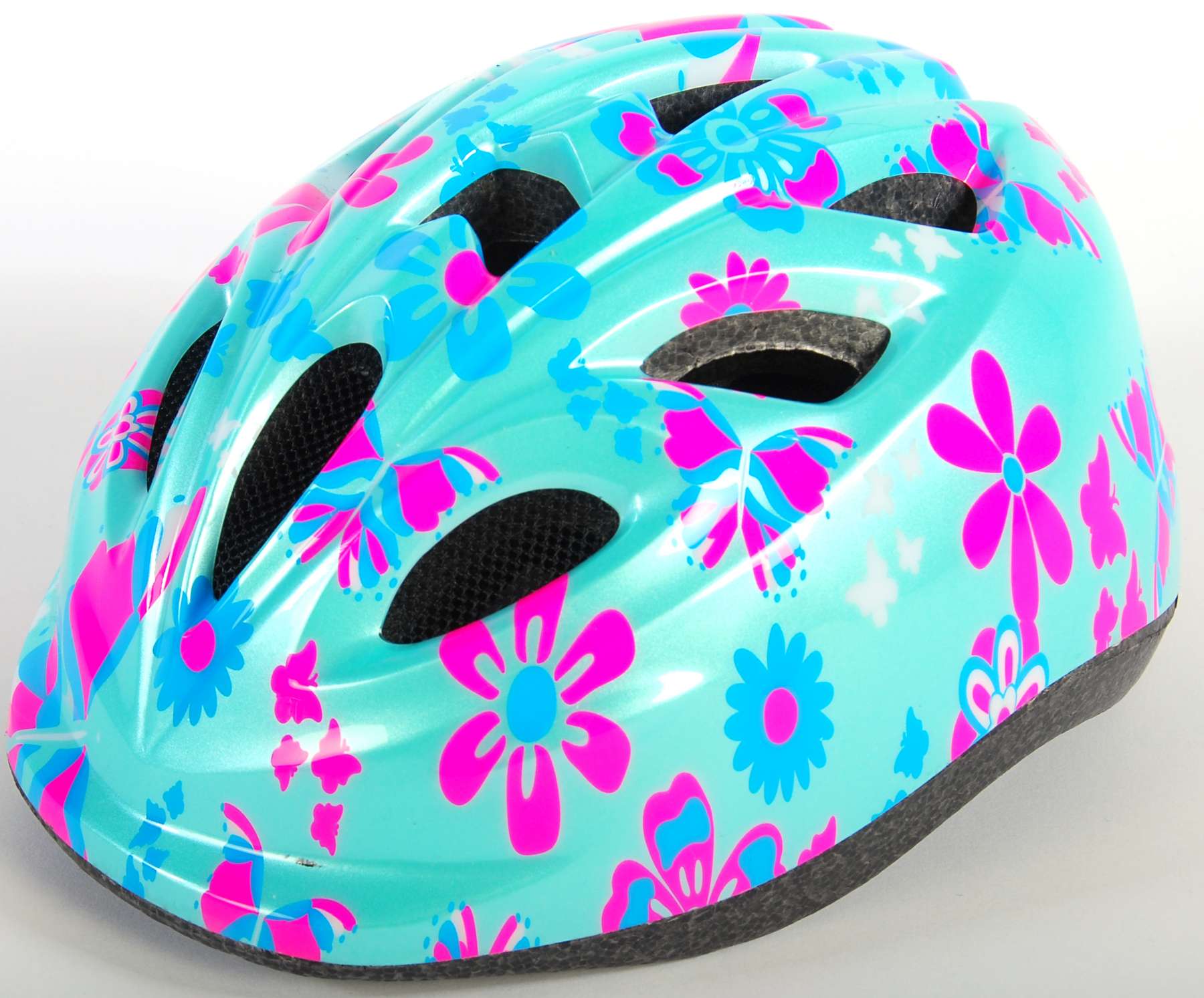 Volare - Kids bike helmet XS small 47-51cm - Green/Pink (825)