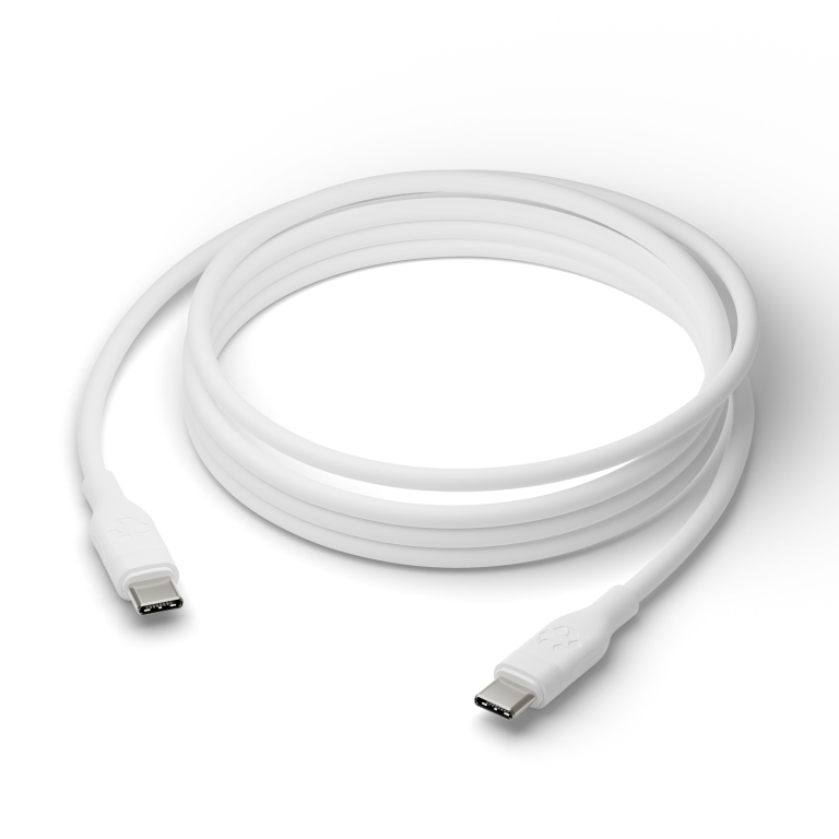 dbramante1928 – charge – Cable – USB-C to USB-C – TPE, 2.5 – White