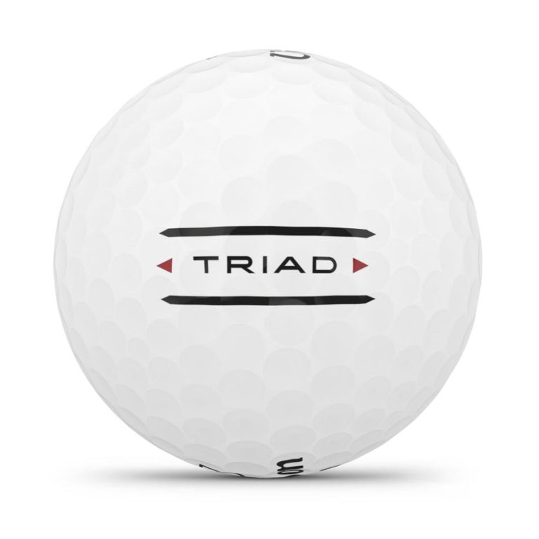 Wilson – 2025 Triad Golf Balls – White – 12 pack