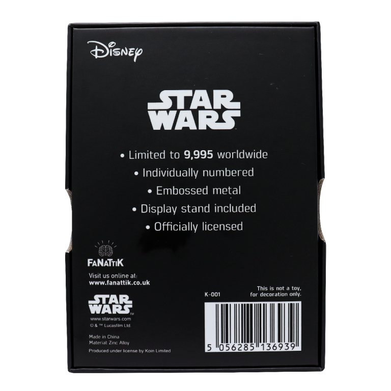 Star Wars Limited Edition Han Solo in Carbonite Ingot