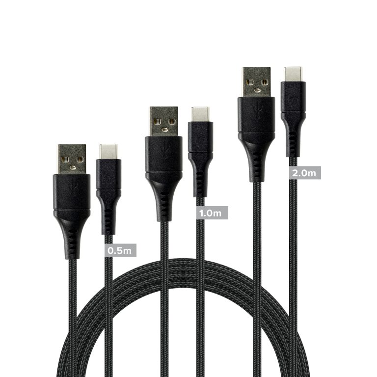 Speedlink – USB-A to USB-C Cable Set, black
