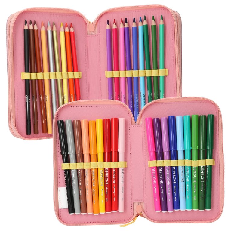 Topmodel – Triple Pencil Case JUICY – apricot, pink, yellow (413324)