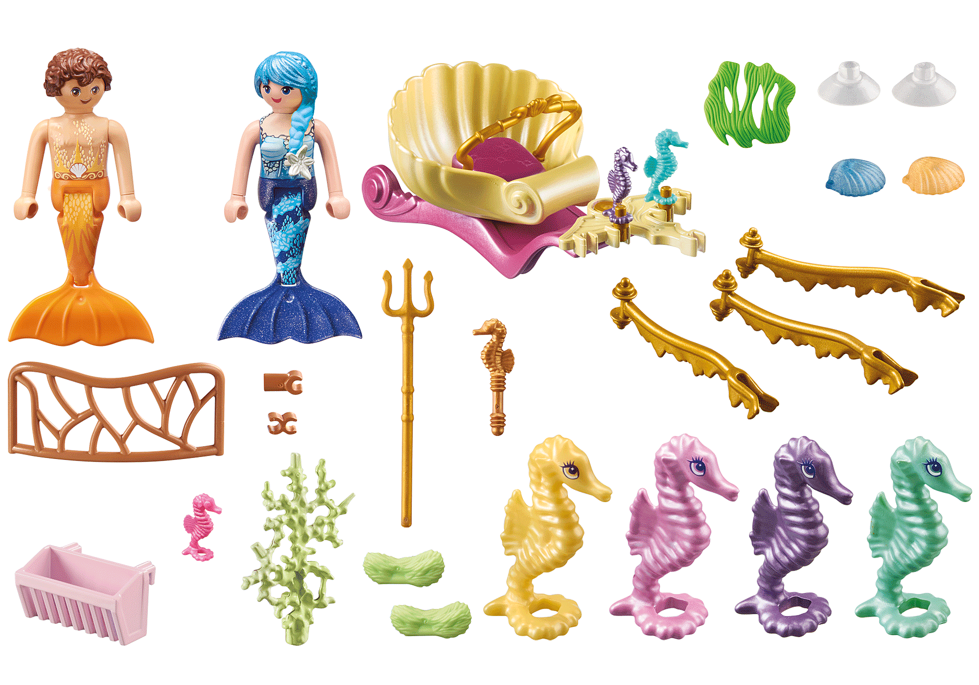 Playmobil - Mermaid with Seahorse Carriage (71500)