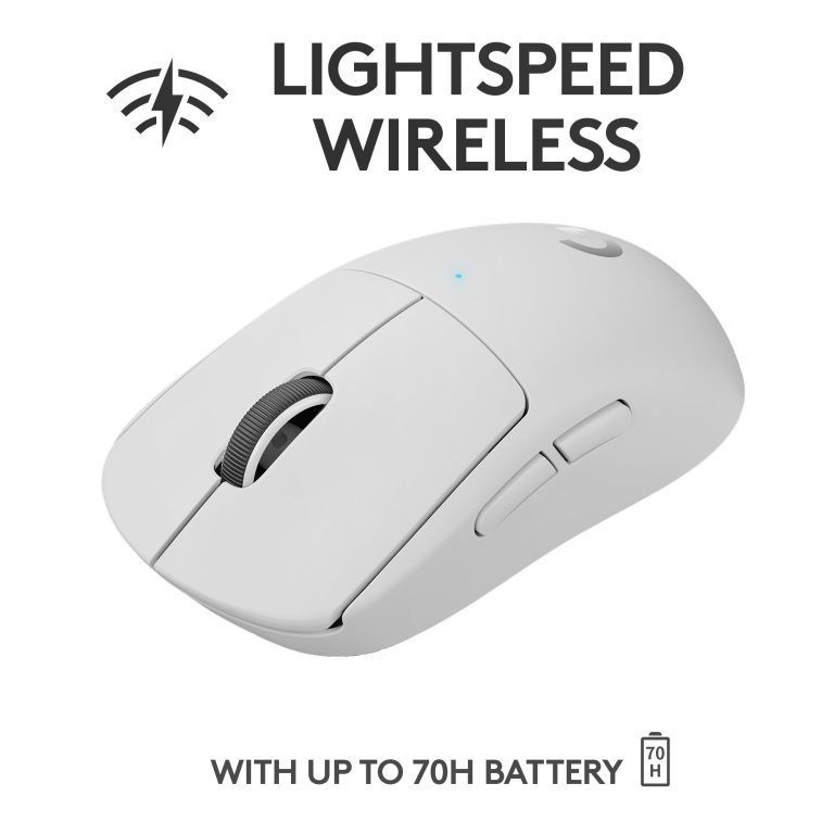 Logitech – PRO X SUPERLIGHT Wireless Gaming Mouse – WHITE