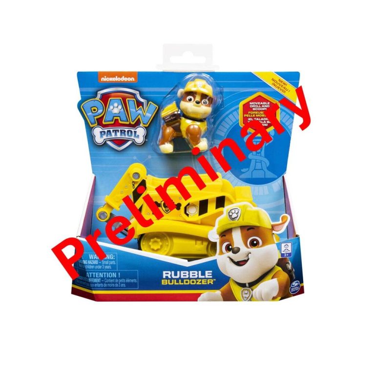 Paw Patrol – Basic Vehicle 2.0 – Rubble (6071214)