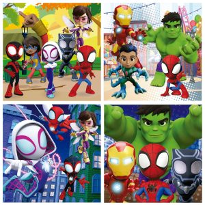 Educa - Puzzle -6-9-12-16 Spidey & His Amazing Friends (80-19580)