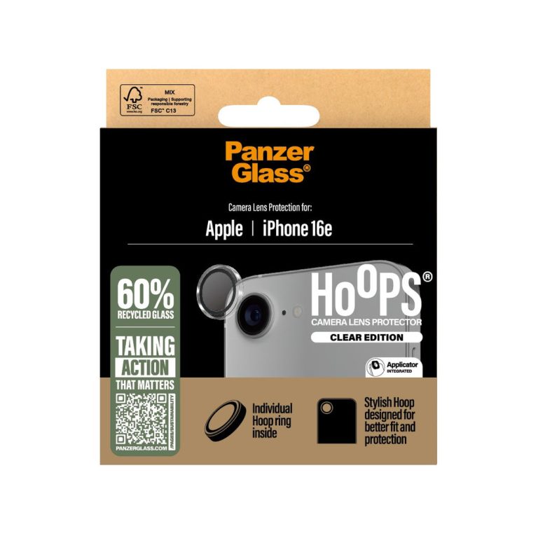 PanzerGlass – Hoops- Camera Lens Protector  – iPhone 16e