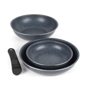Russell Hobbs RH03296 Nightfall Stone 4-Piece Smart Clip Fry Set
