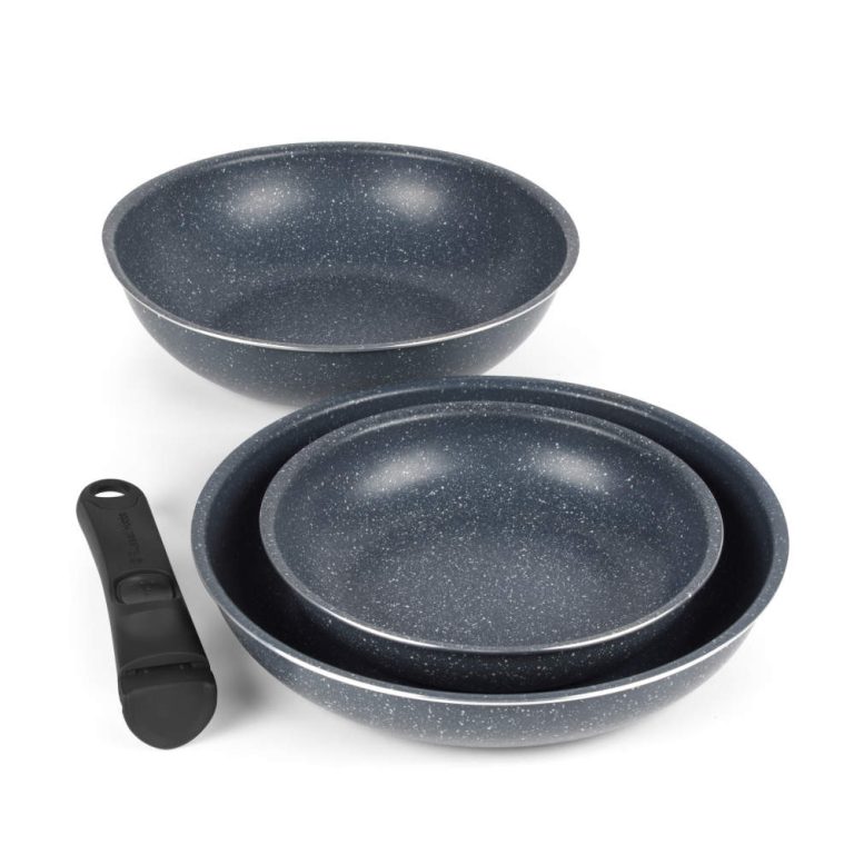Russell Hobbs RH03296 Nightfall Stone 4-Piece Smart Clip Fry Set