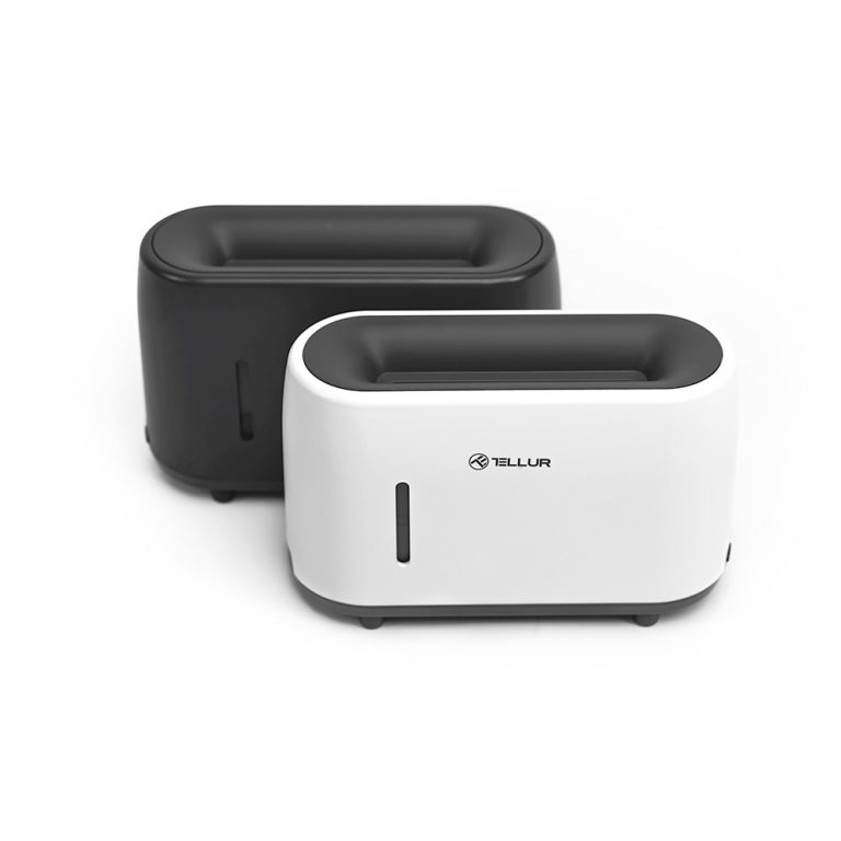 Tellur Flame aroma diffuser 240ml, 12 hours, remote control, white
