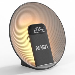 NASA SPC600  Bluetooth Speaker/ Alarm Clock/ Wireless Charger