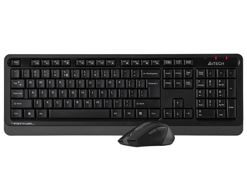 A4Tech 47478 FStyler 2,4G FG1035 RF Nano Grey Set