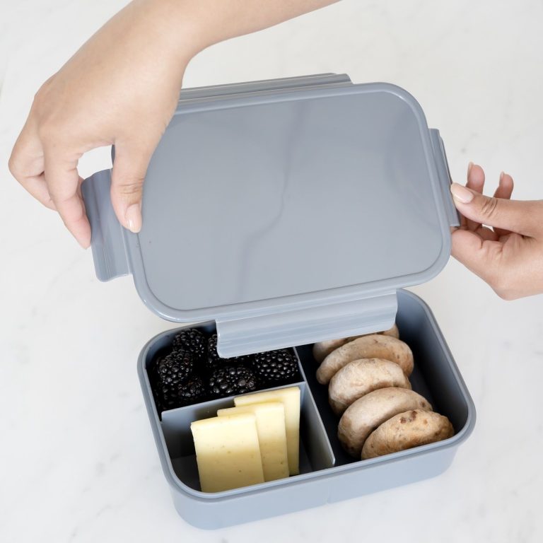 3 Sprouts – Lunch Box – Blue – 22x14x6.5cm