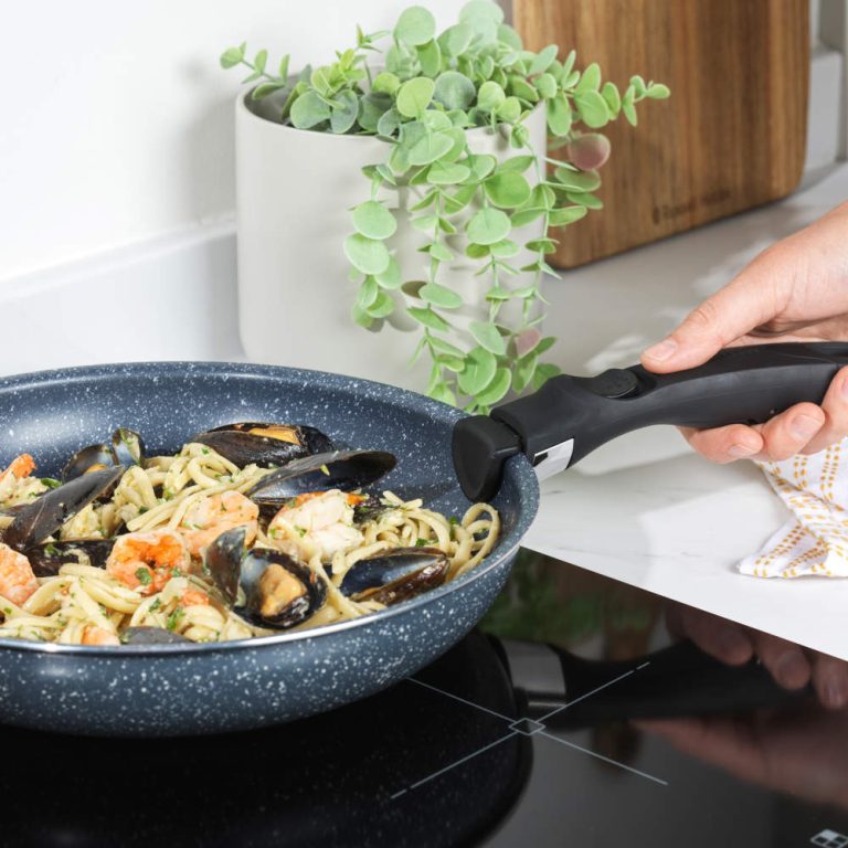 Russell Hobbs RH03293EU7 Nightfall Stone 4-Piece Smart Clip Fry Pan Set
