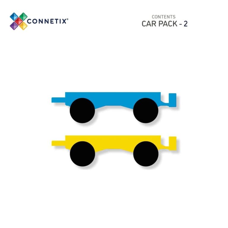 Connetix – Rainbow Car Pack 2 Pieces – (CT-R-00002-CA)