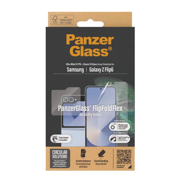 PanzerGlass – Screen Protector – Samsung Galaxy Z Flip6 – Glass & Film