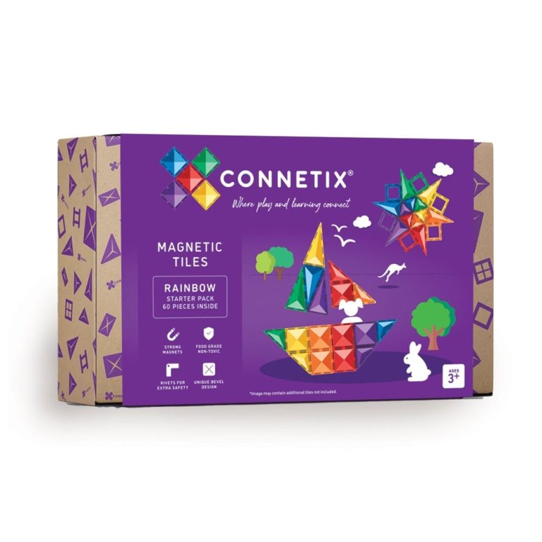 Connetix – Rainbow Starter Pack 60 Pieces (CT-R-00060-ST)