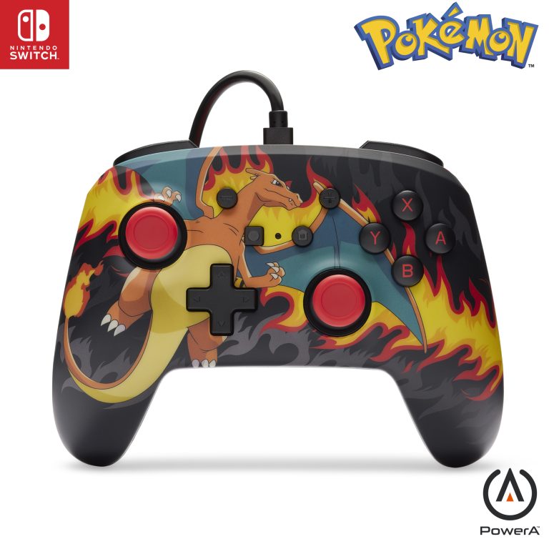 PowerA Enhanced Wired Controller – Charizard Firestorm (Nintendo Switch)