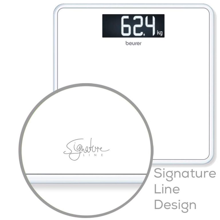 Beurer – GS 400 Bathroom Scale Glass ( White ) – 5 Year warranty