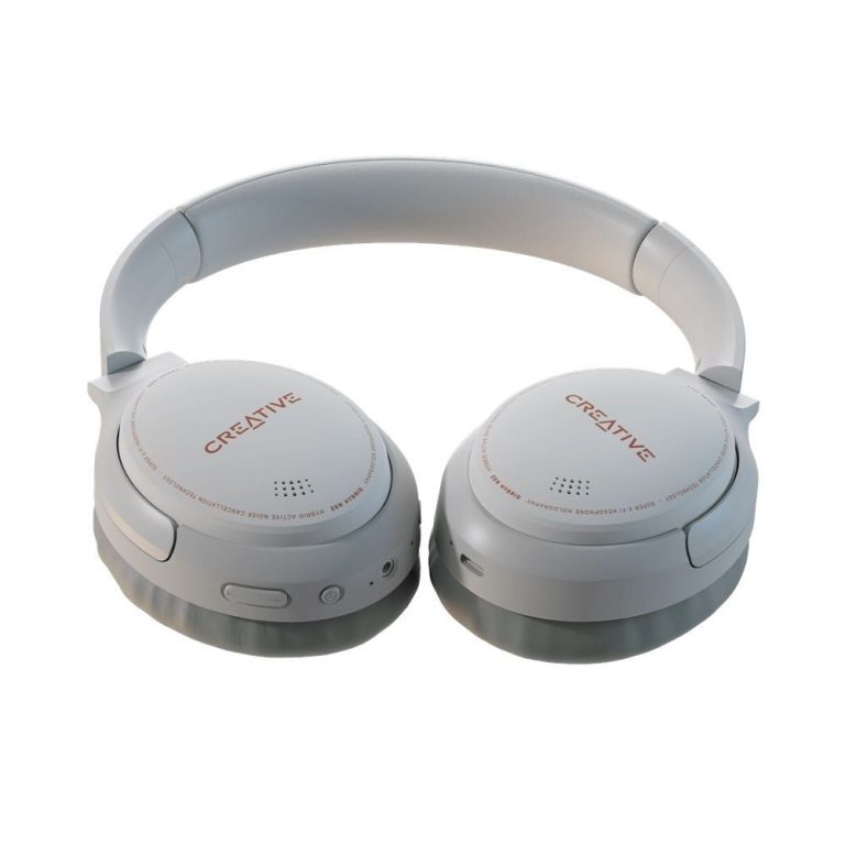 Creative – Zen Hybrid Wireless Over-ear Headphones ANC, White