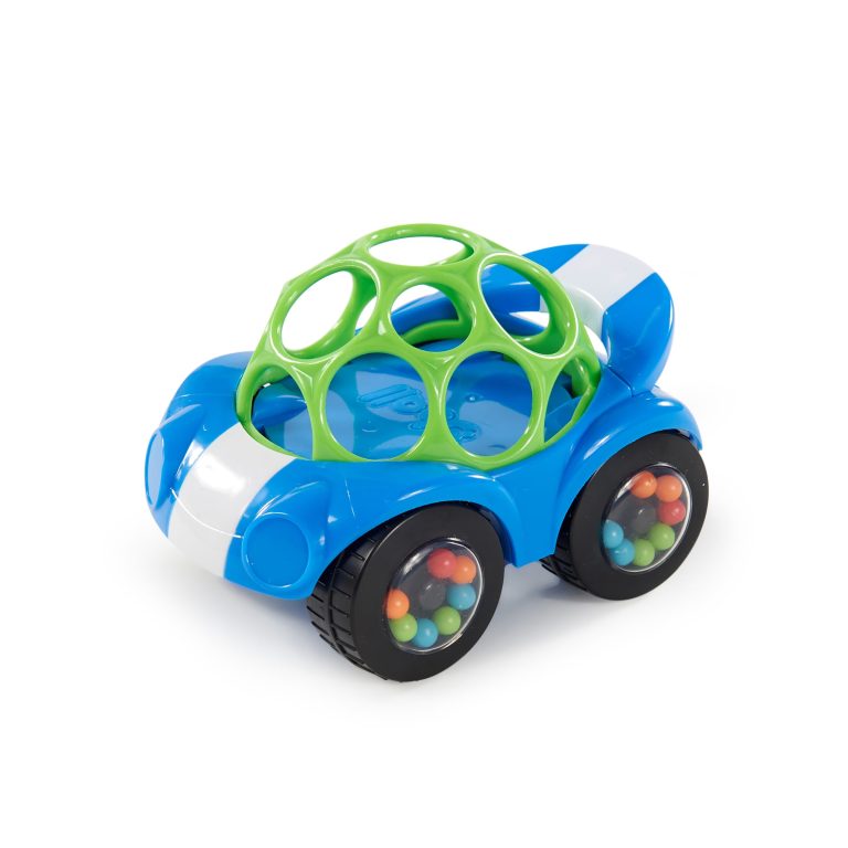Bright Starts – Toy car, Rattle & Roll Buggie™, blue – (BS-81559)