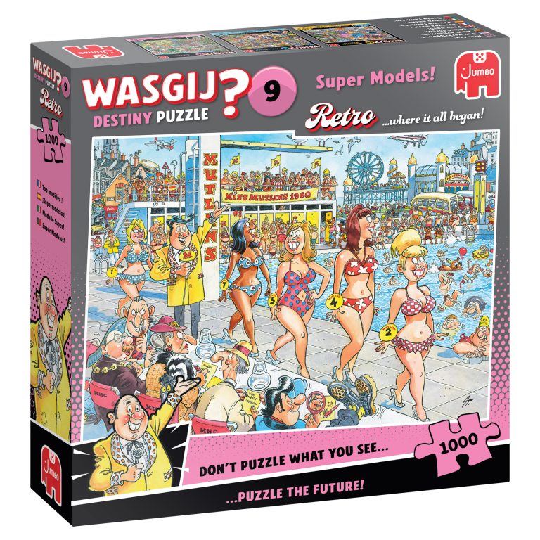 Wasgij – Retro Destiny – #9 Super Models! (1000 pieces) (1110100503)