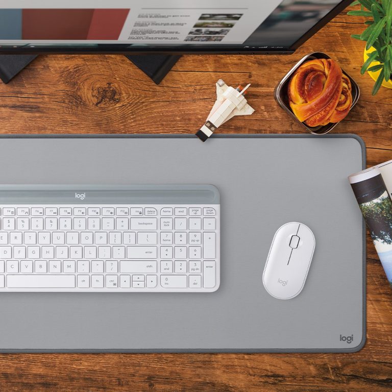 Logitech – Studio Series Desk Mat – Grey