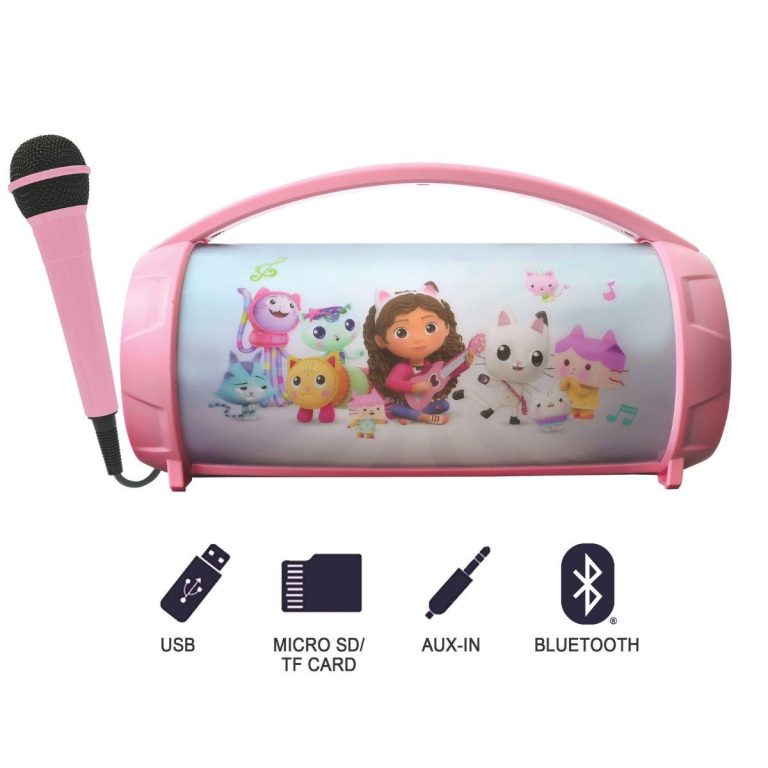 Lexibook – Gabby’s Dollhouse Bluetooth Light Speaker (BTP585GDHZ)