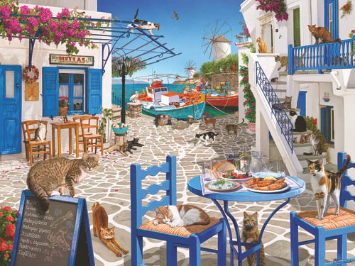 Ravensburger - Cats Of Mykonos - 1500p (12001450)