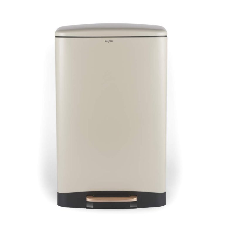 Salter BW14806 Pebble 50L Pedal Bin, Beige