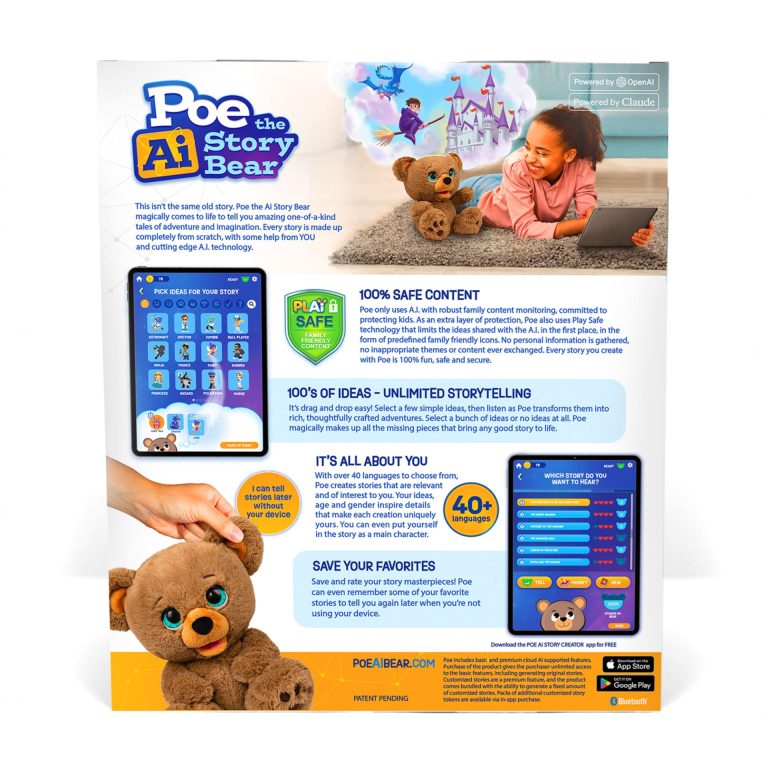 Play-I Poe – Interactive AI Bear (90255)