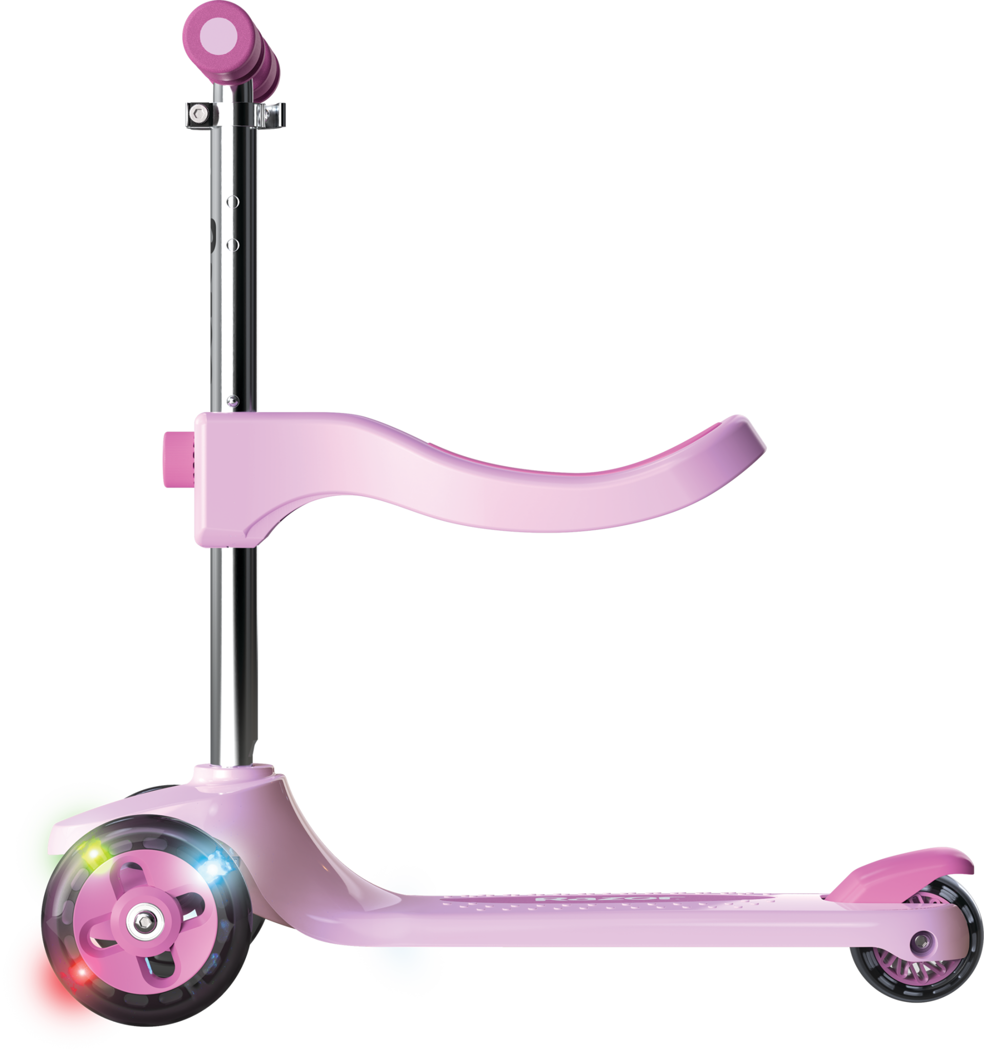 Razor - Rollie 3-Wheel Scooter (2-in-1) - Pink (20073668)