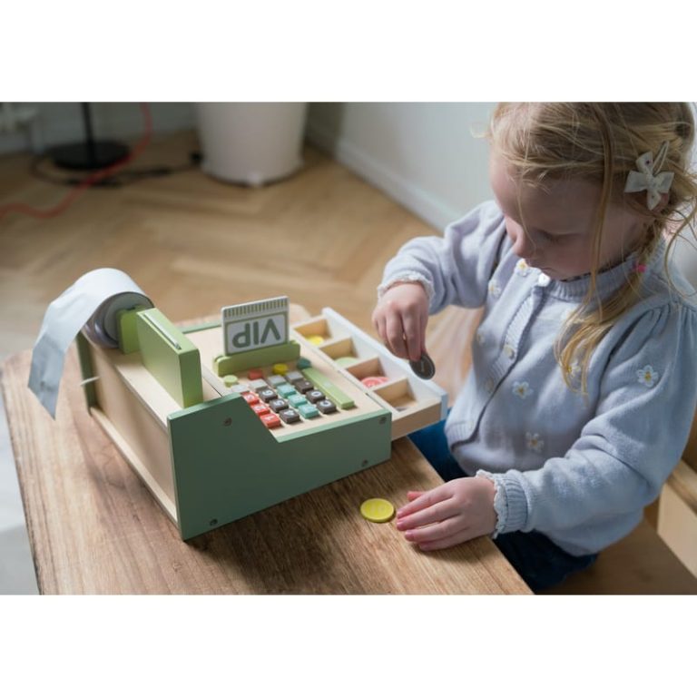 Dantoy – Wooden Cash register set (4770)