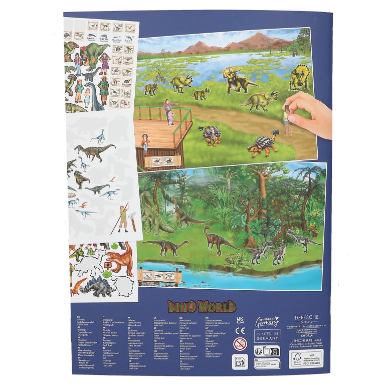 Dino World – Coloringbook Create Your DINO ZOO (413606)