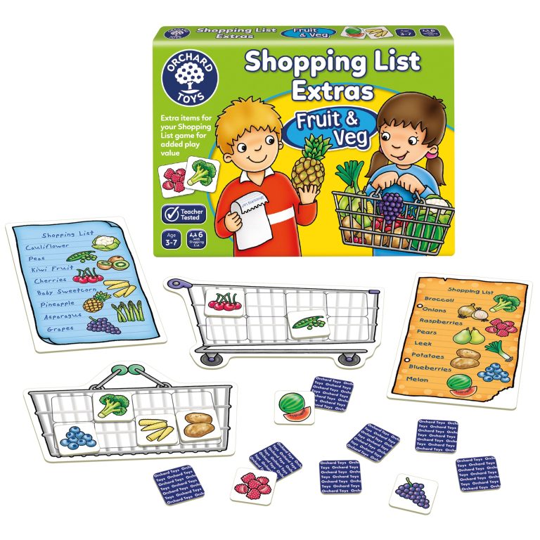 Orchard Toys – Shopping List Extras Fruit & Veg – (600090)