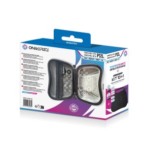 Oniverse Controller Case With 10 Accessories 4 Rings + 6 Silicon Cap - Grey