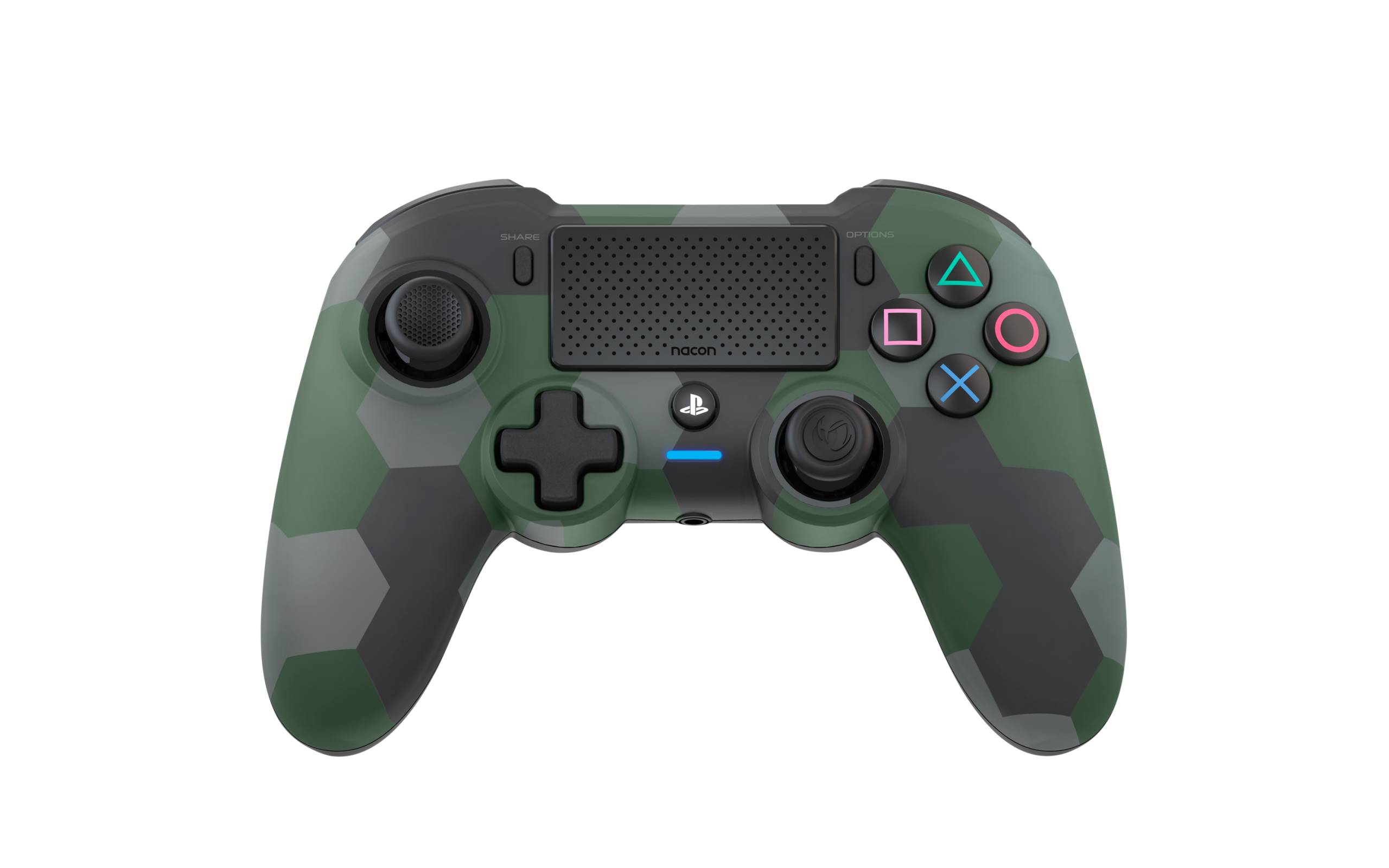 Nacon Wireless Dualshock 4 V2 Controller Asymmetric Camo Green (PS4)