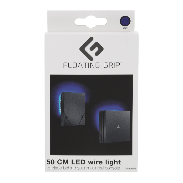 Floating Grip Led Wire Light with USB Blue