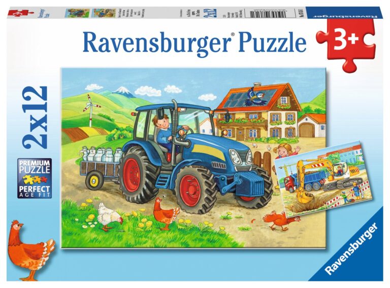 Ravensburger – Hard At Work 2x12p – 07616