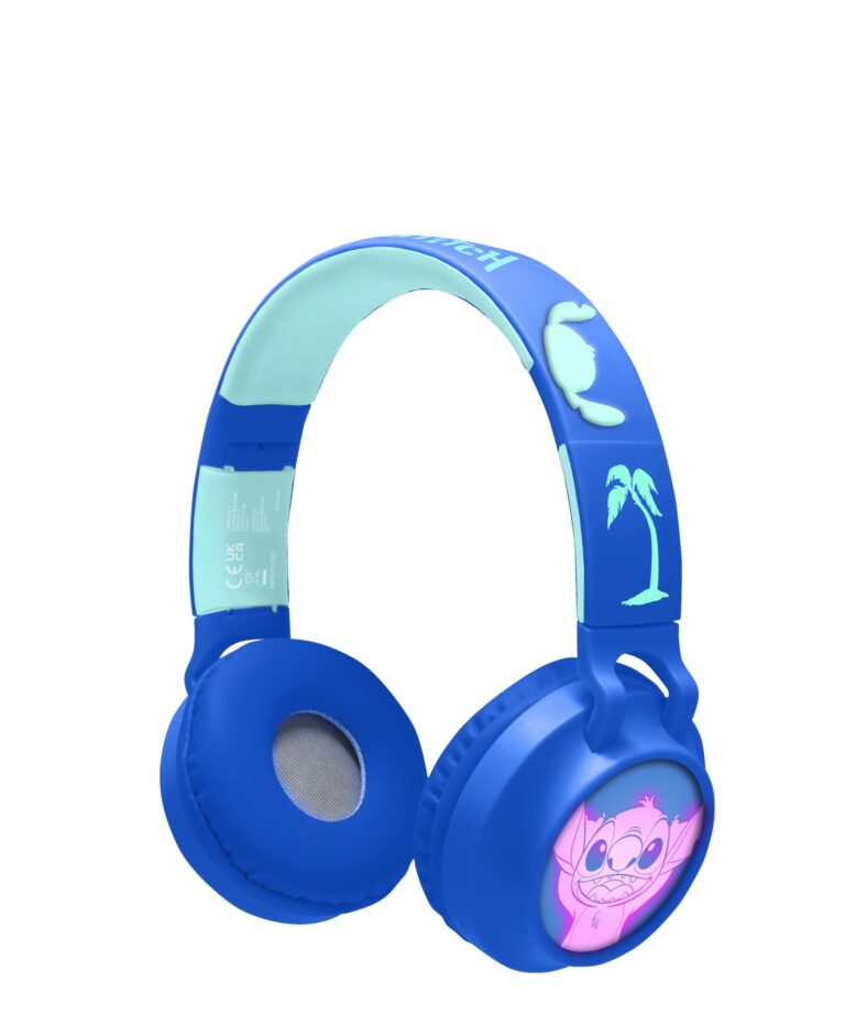 Lexibook – Stitch Rechargeable headphones with lights (HPBT015D)