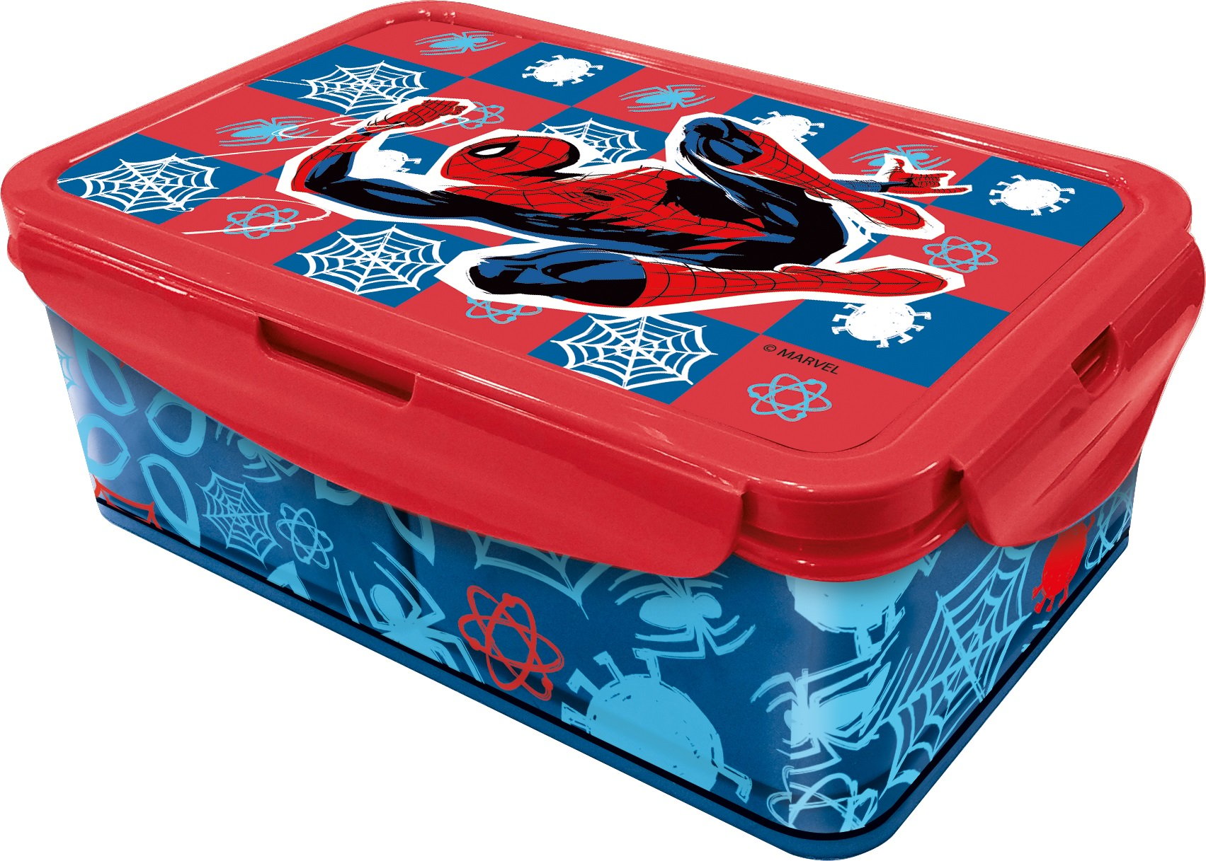 Stor - Lunch Box w/Removable Compartments - Spider-Man (088808737-74745)