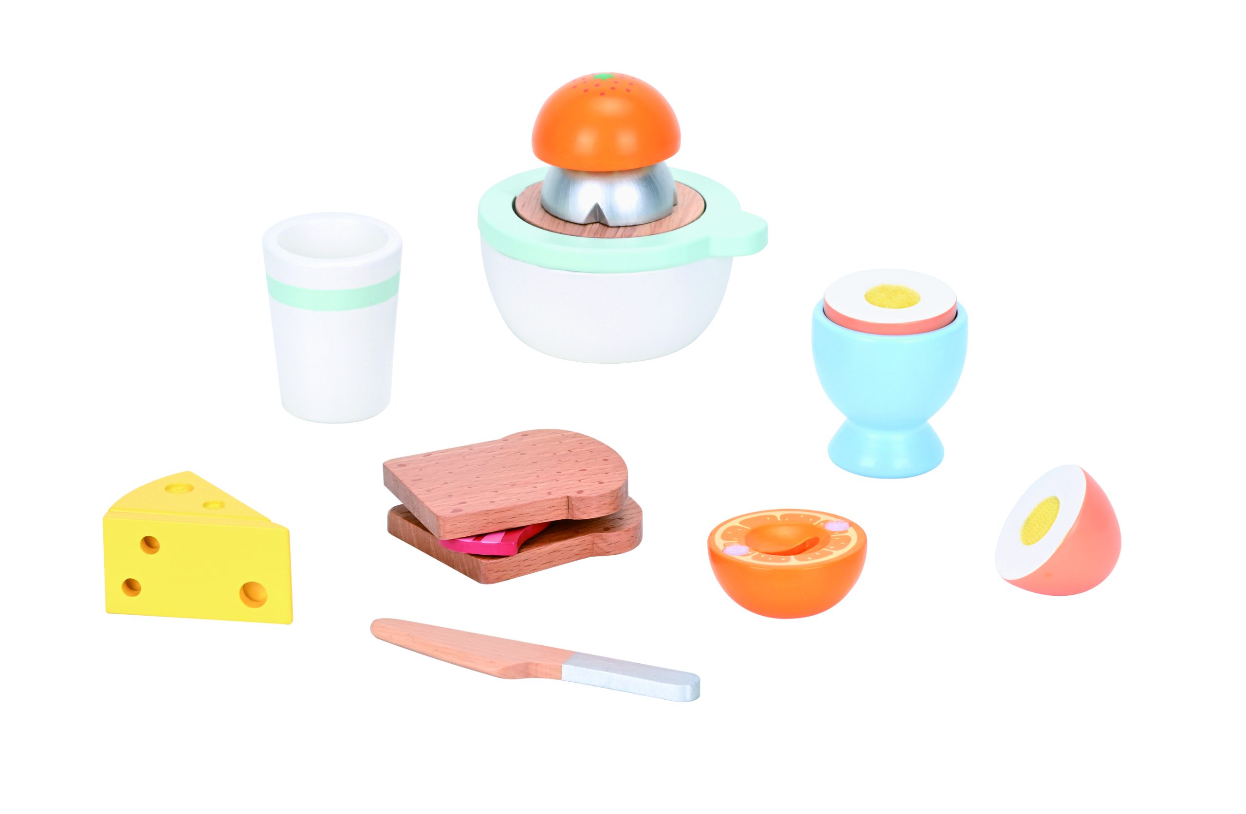 Small Wood - Breakfast Play Set with Juicer (L40295)